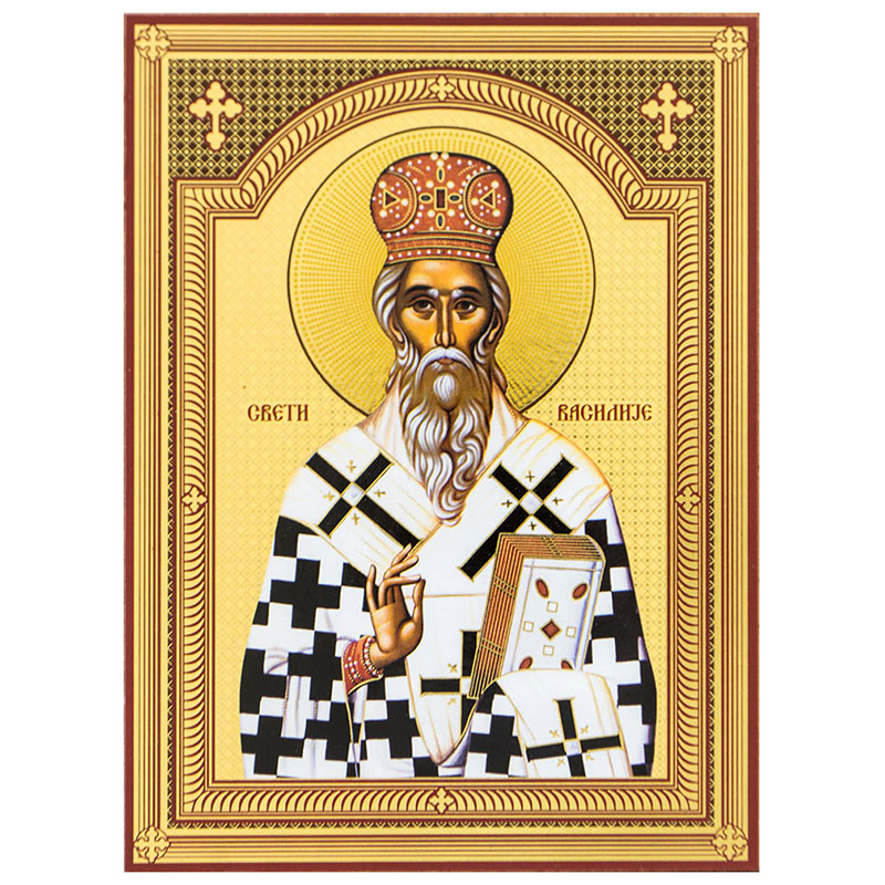 Sveti Vasilije Ostroški (14x10,5) cm