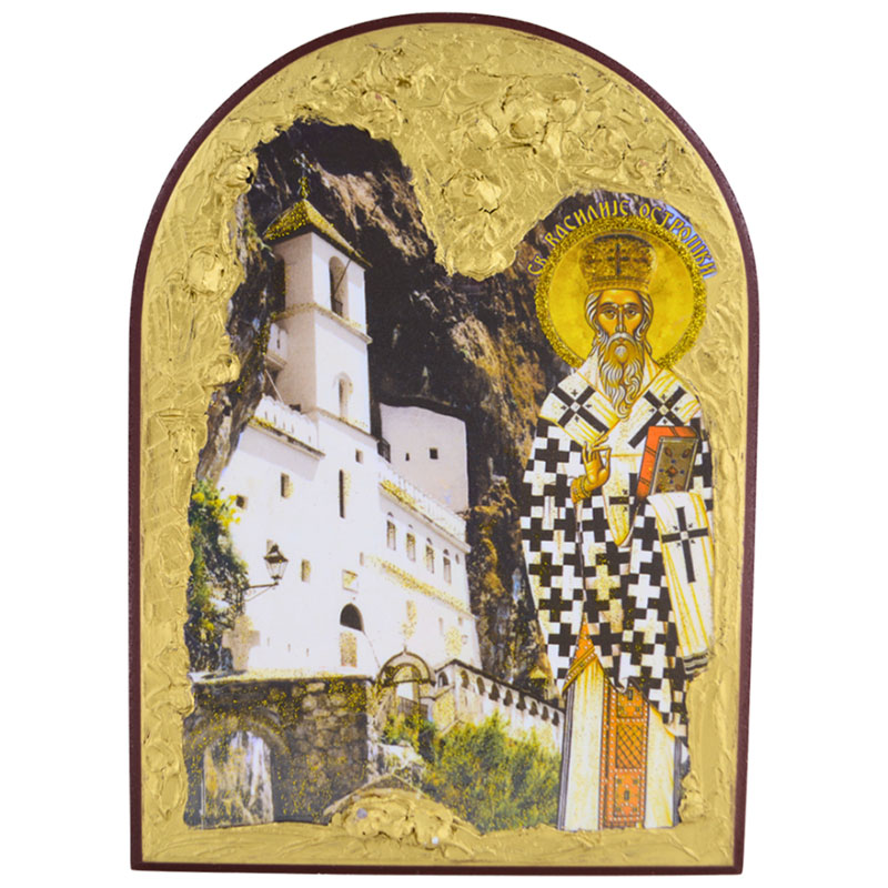 Sveti Vasilije ostoški (36x26) cm, Reljefna