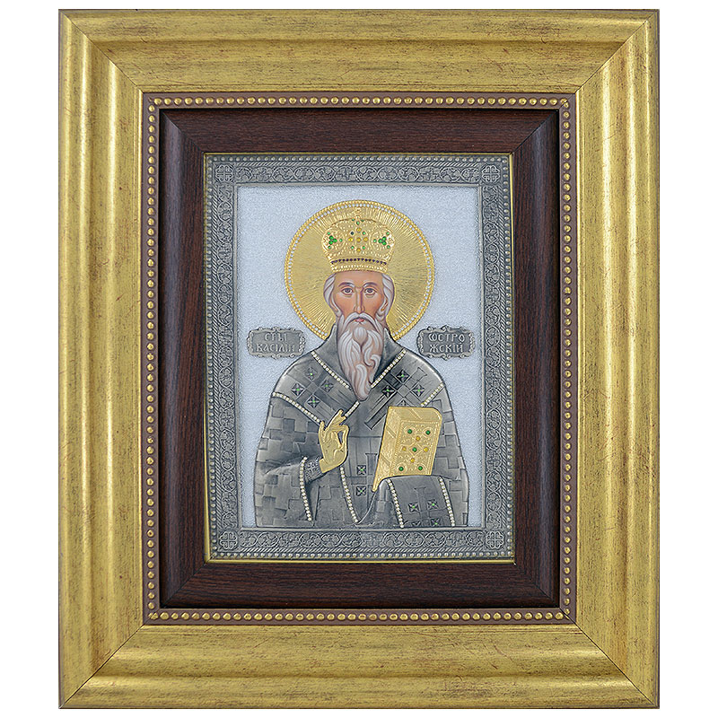 Sveti Vasilije Ostroški, (47x40) cm