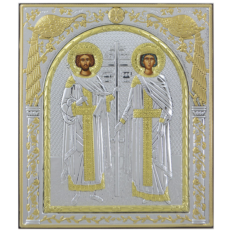 Car Konstantin i Carica Jelena (24.5x21) cm