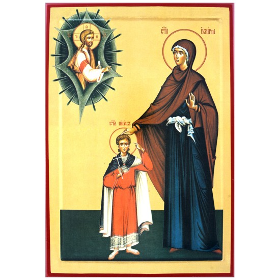 Sveti Kirik i Julita (33x23) cm