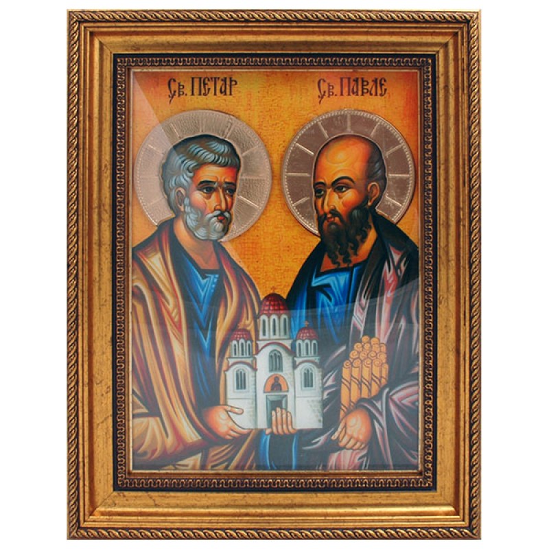Sveti apostoli Petar i Pavle - Petrovdan (38x30) cm