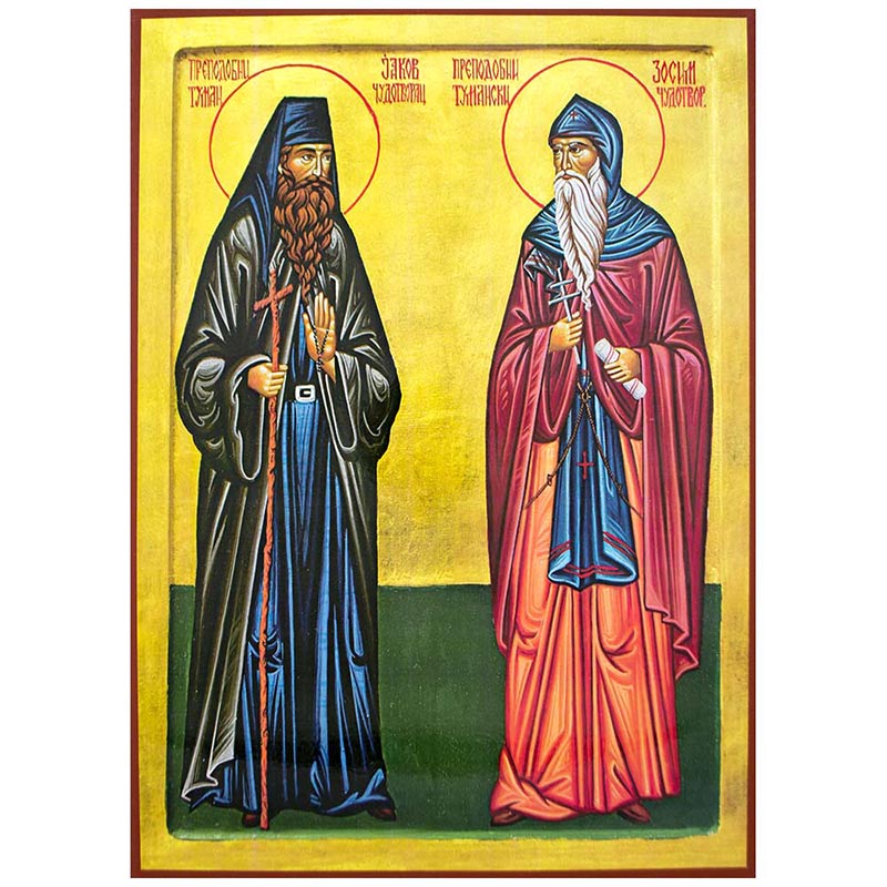 Sveti Zosim i Sveti Jakov Tumanski (33x23) cm