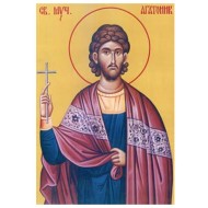 Sveti mučenik Agatonik (30x21) cm