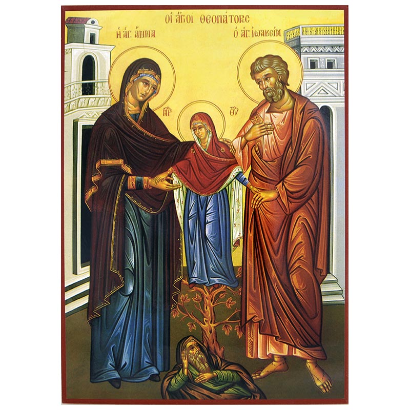 Sveti Joakim i Sveta Ana (33x24) cm