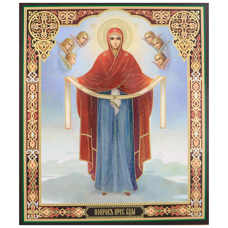 Pokrov Presvete Bogorodice (23x19) cm