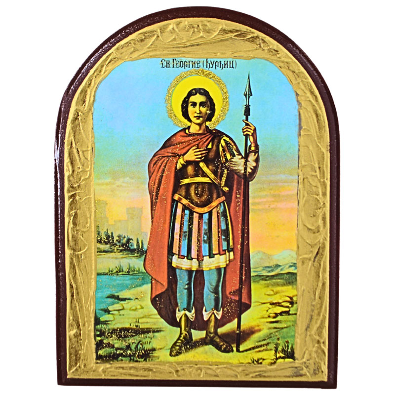 Sveti Đorđe - Đurđic, reljefvna ikona (19x14) cm