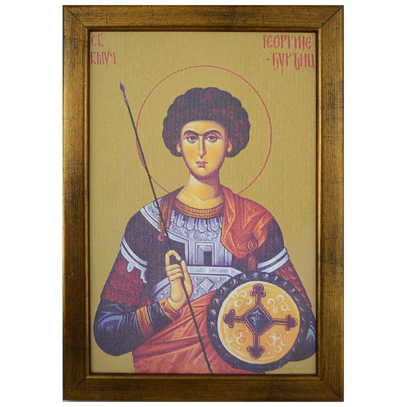 Sveti Đorđe - Đurđic na platnu (34x23,5) cm