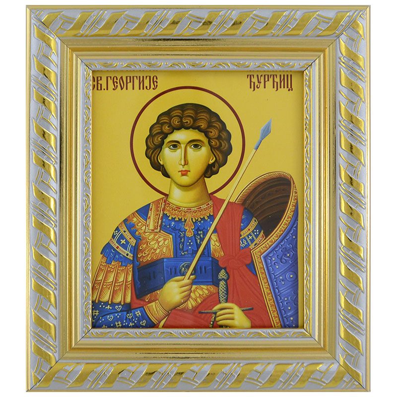 Sveti Đorđe - Đurđic (16.5x14,5) cm