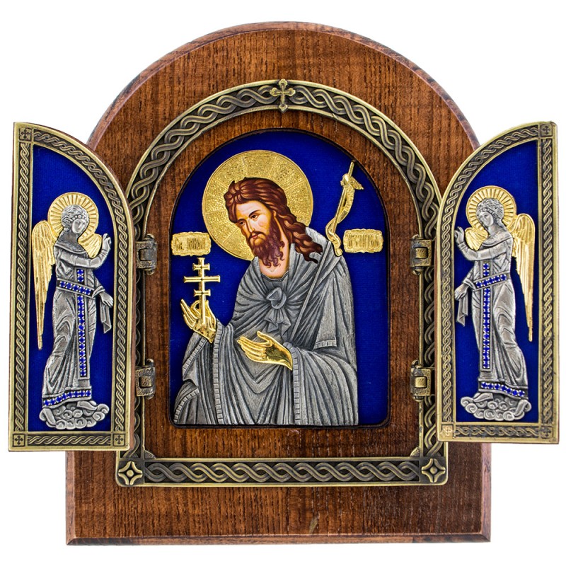 Triptih Sveti Jovan Krstitelj (22x18) cm