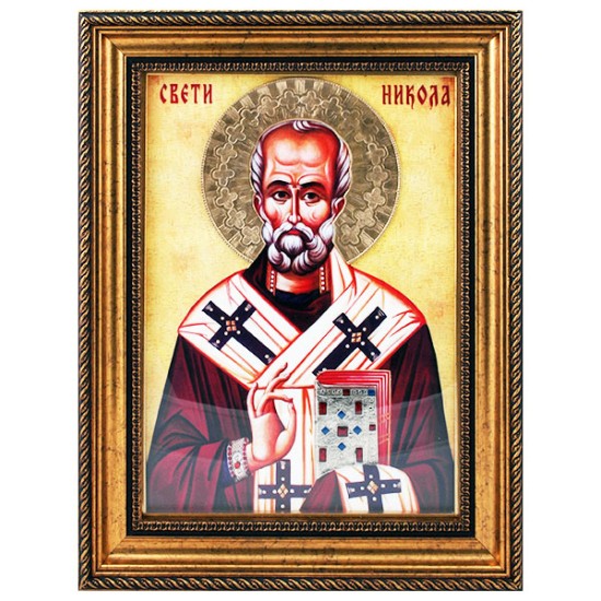 Sveti Nikola (38x30) cm