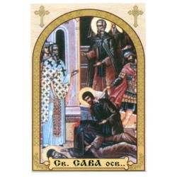 Sveti Sava osvećeni, ikone za sveće 