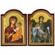 Diptih Presveta Bogorodica - Sveti Arhangel Mihailo (19x27) cm