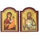 Diptih Presveta Bogorodica - Sveti Jovan (13,5x21) cm
