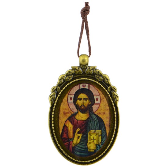Medaljon Gospod Isus Hrist (5,5x3,5) cm