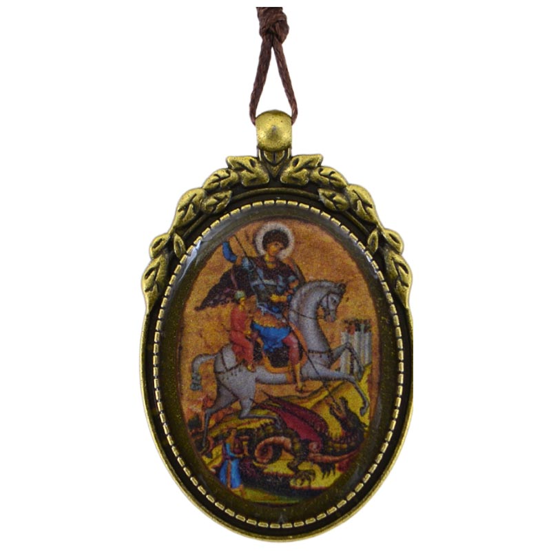 Medaljon Sveti Đorđe (5,5x3,5) cm