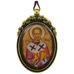 Medaljon Sveti Nikola (5,5x3,5) cm