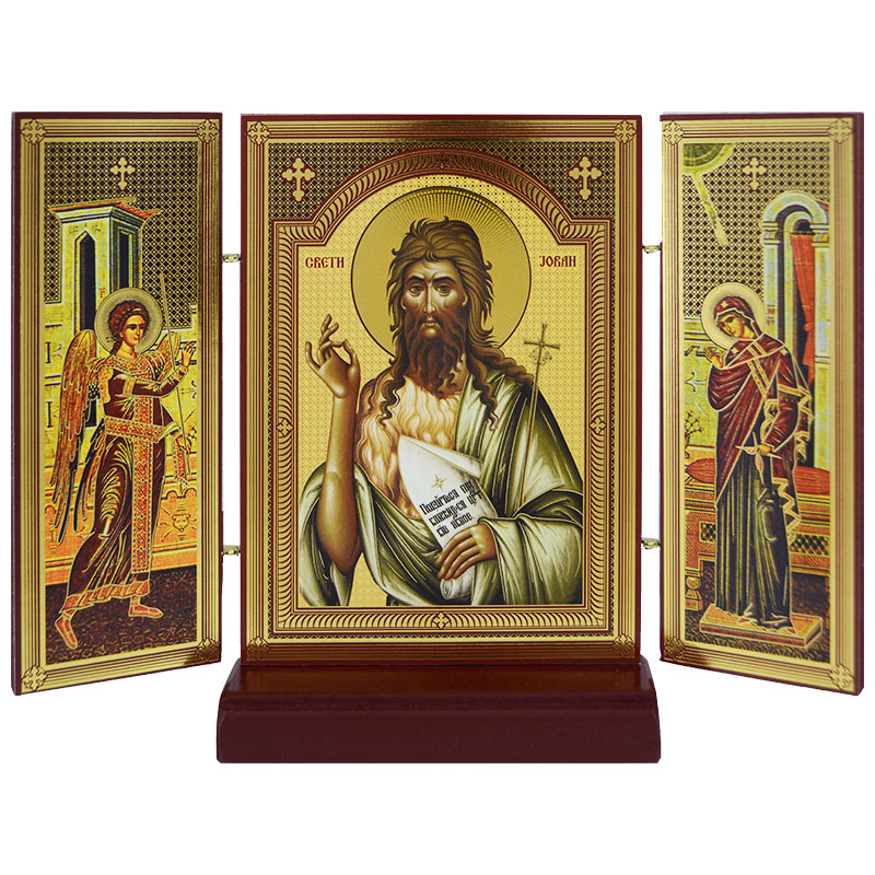 Triptih Sveti Jovan (16x21,8) cm