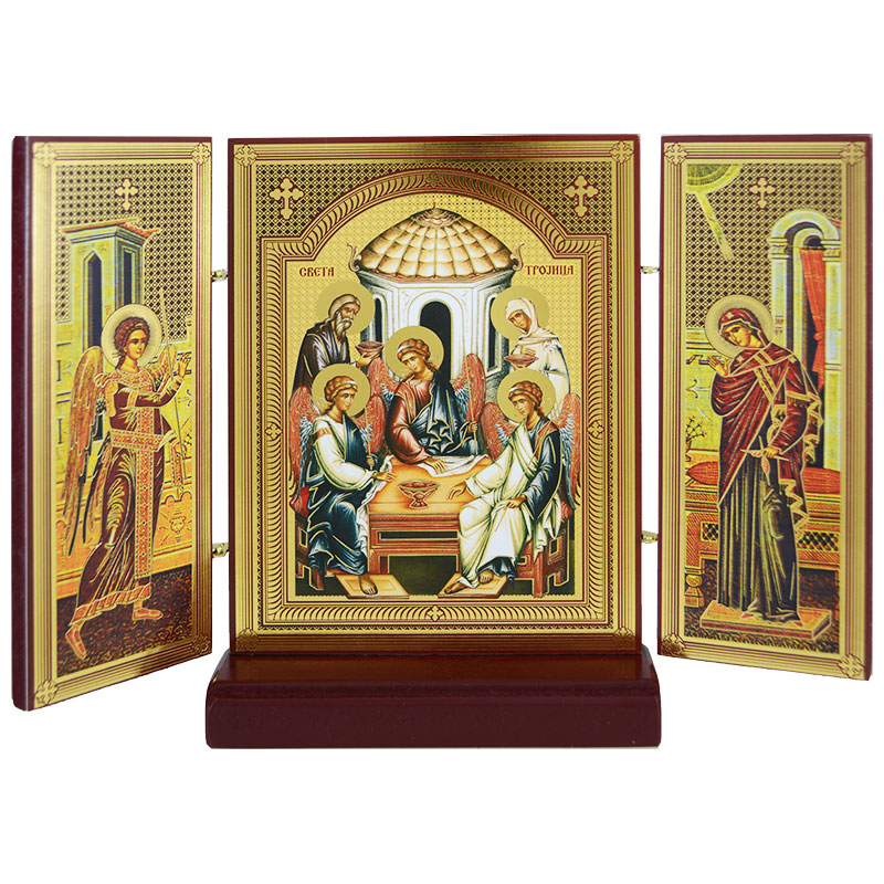 Triptih Sveta Trojica (16x21,8) cm