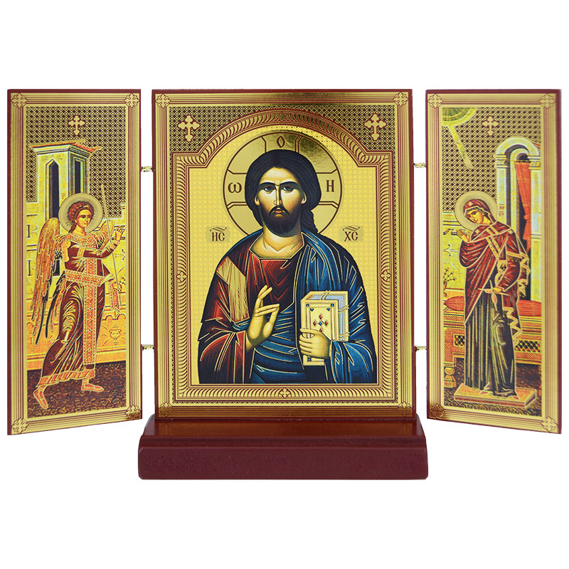 Triptih Gospod Isus Hrist (16x21,8) cm