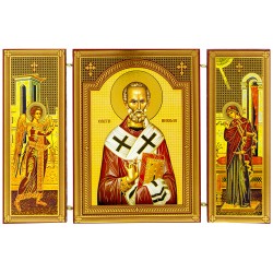Triptih Sveti Nikola (14x22) cm