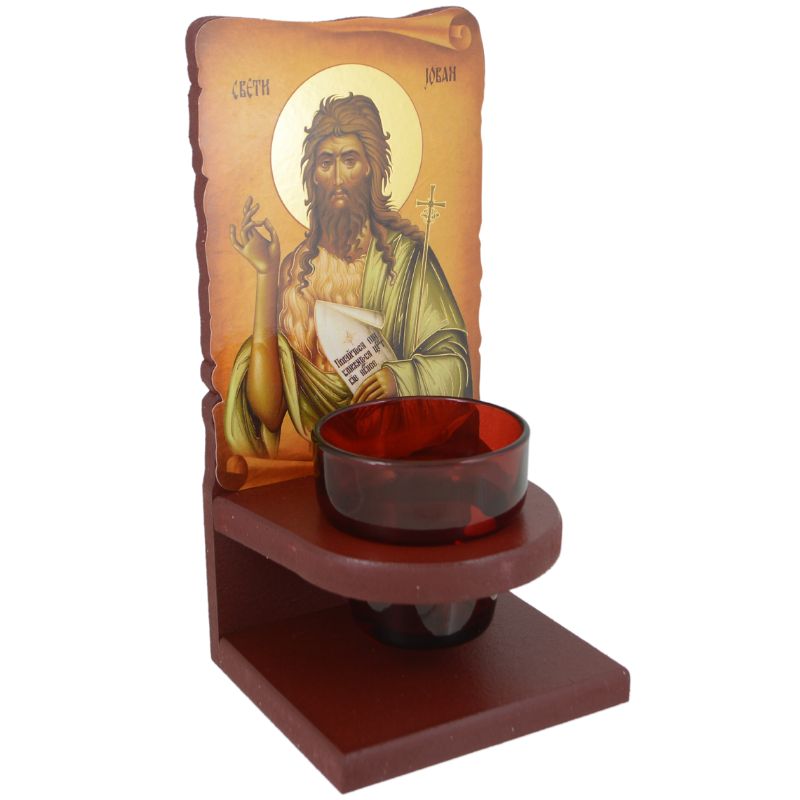 Stono kandilo,  Sveti Jovan Krstitelj  (22x10) cm